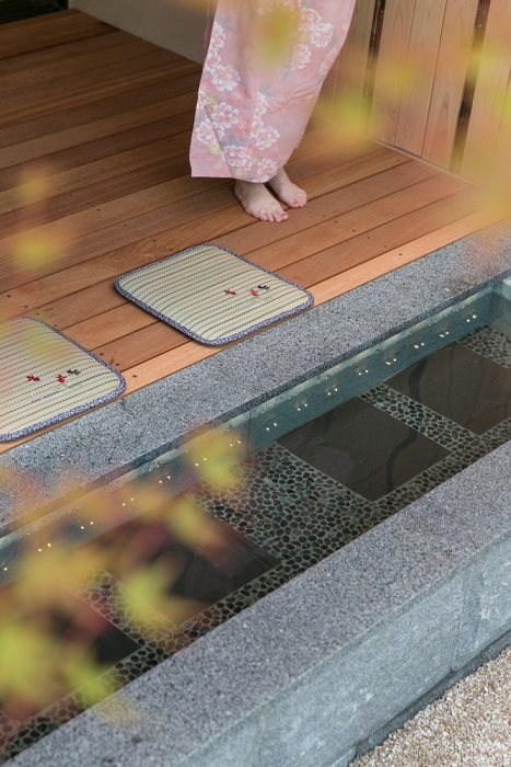 带露天浴池、足浴的客房