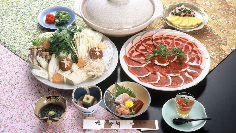 ☆冬限定☆　さぎの湯荘隠れた名物「いのしし鍋」プラン