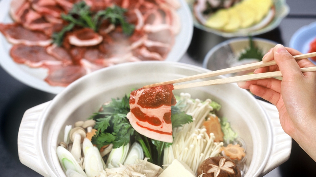 ☆冬限定☆　さぎの湯荘隠れた名物「いのしし鍋」プラン