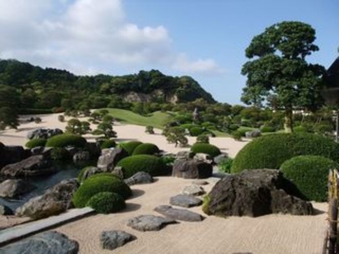 夏の美術館庭園