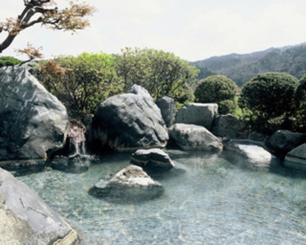 さぎの湯荘の温泉はすべて掛け流しです！