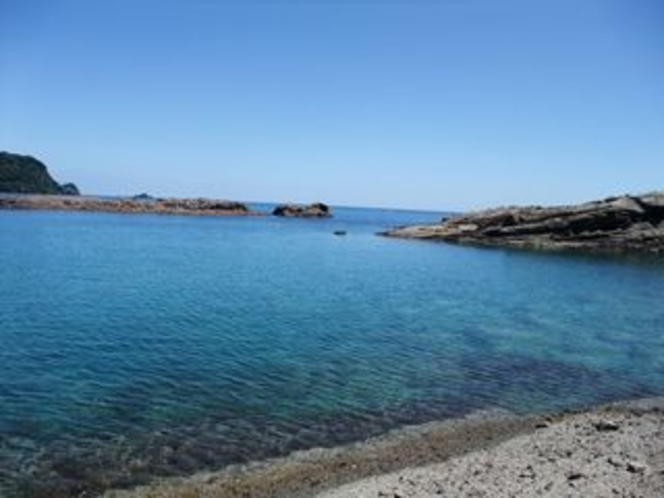 島根町の海