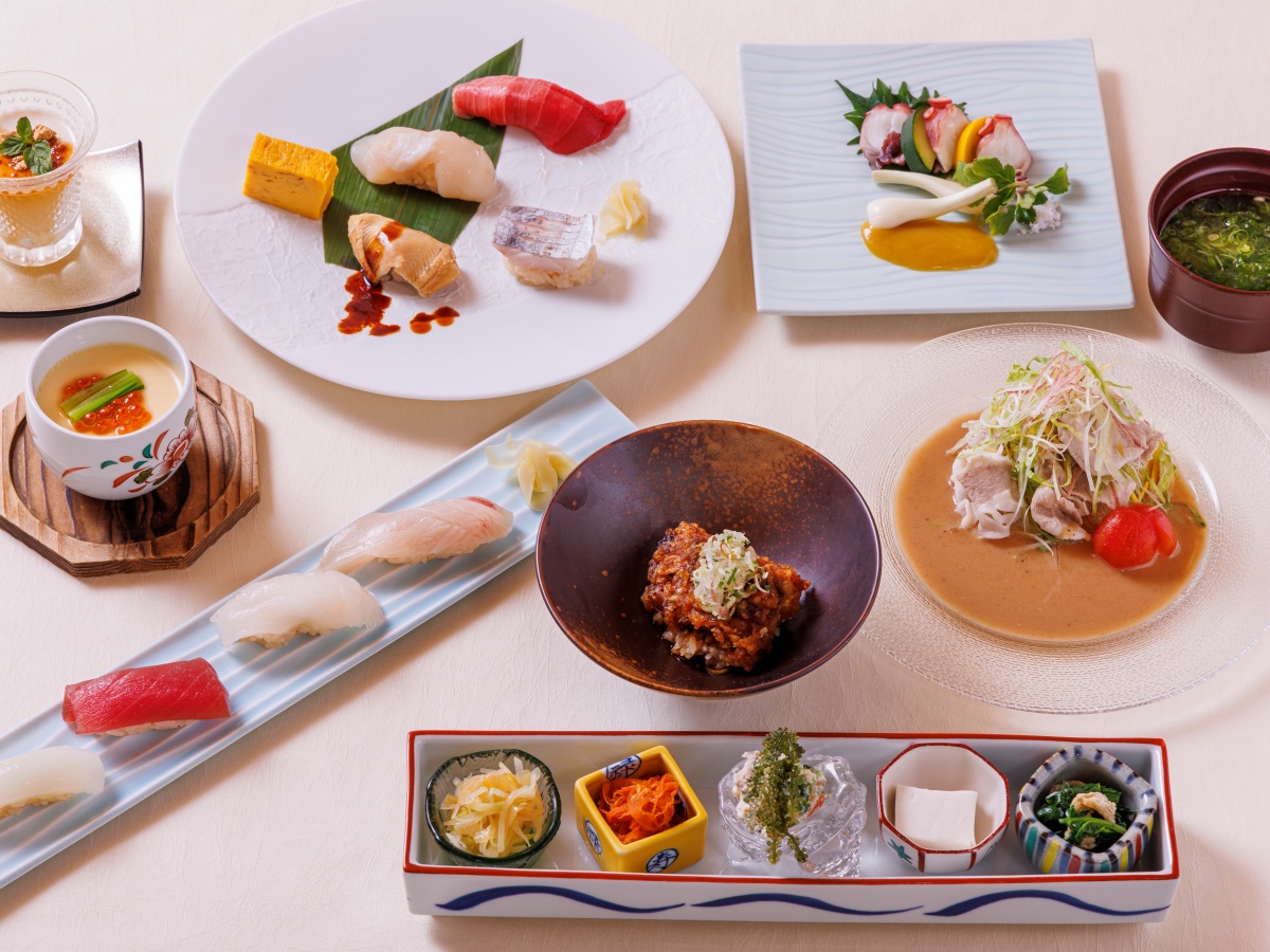 夏メニュー　寿司会席　ほし