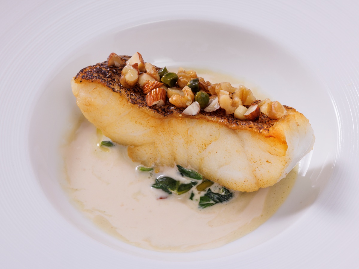 2025秋メニュー 三大高級魚のポワレ