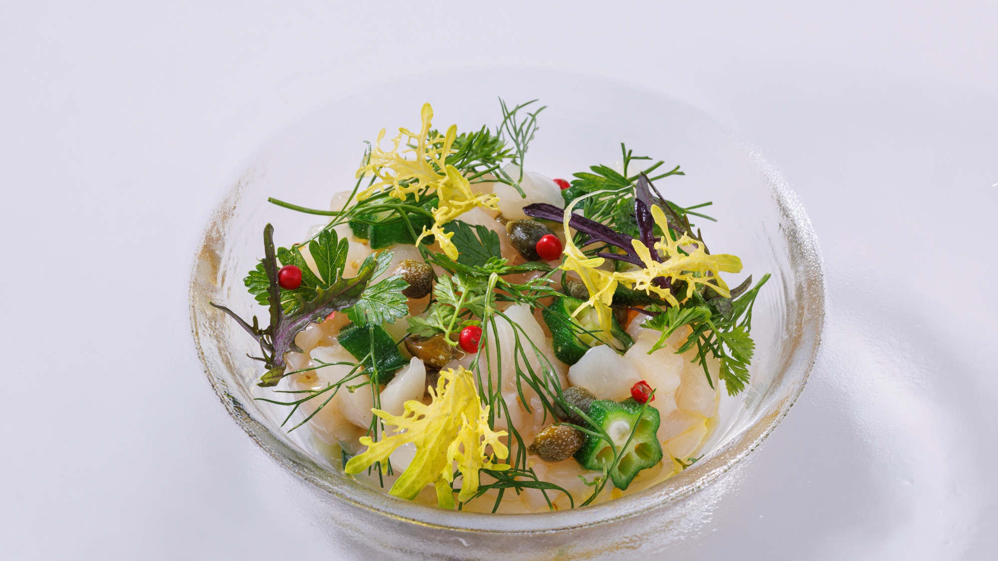 夏メニュー　ホタテ・オクラタルタル