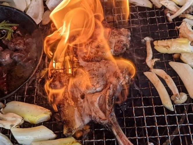 ジビエBBQ＋農家の野菜収穫体験