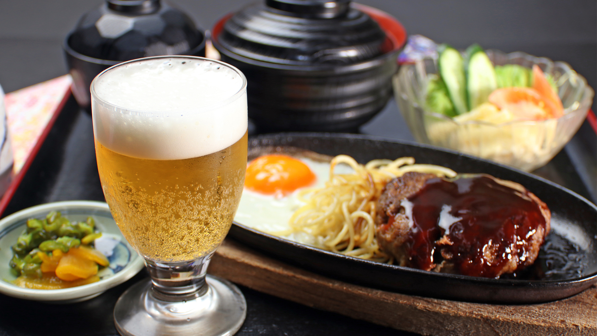 【限定】お疲れ様！ビール1杯付きのお得な選べる定食セット♪