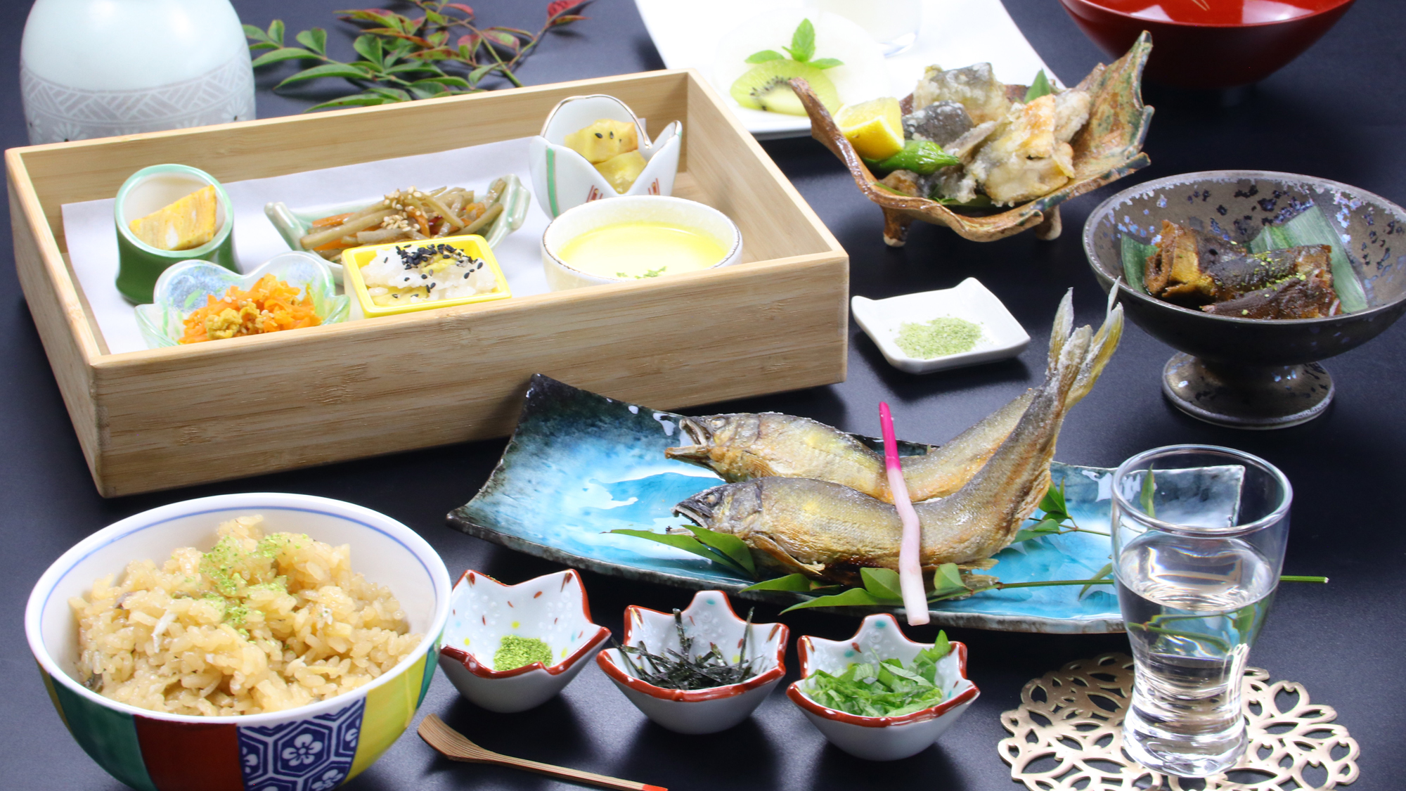 【鮎づくし御膳】 