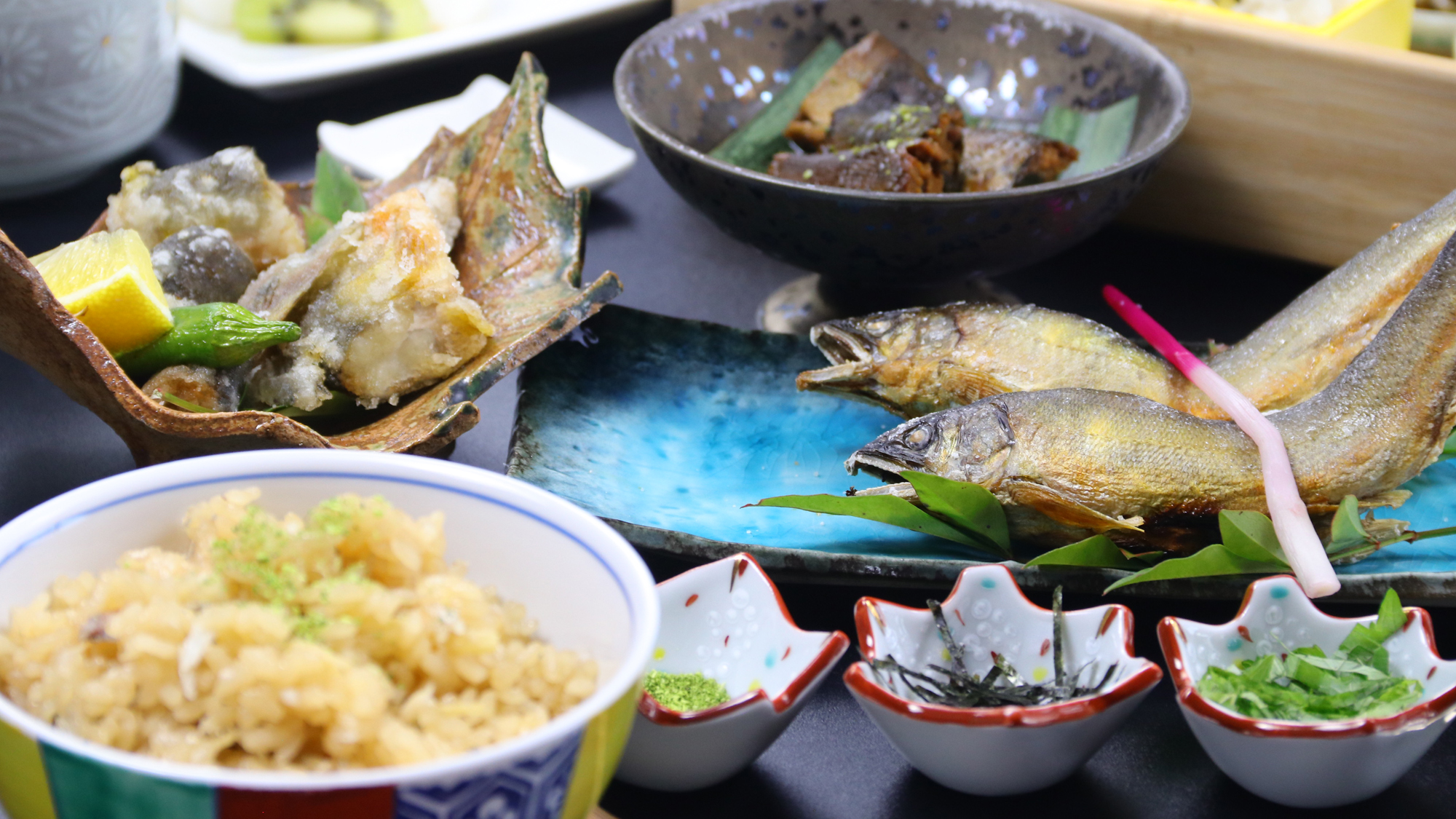 【鮎づくし御膳】 