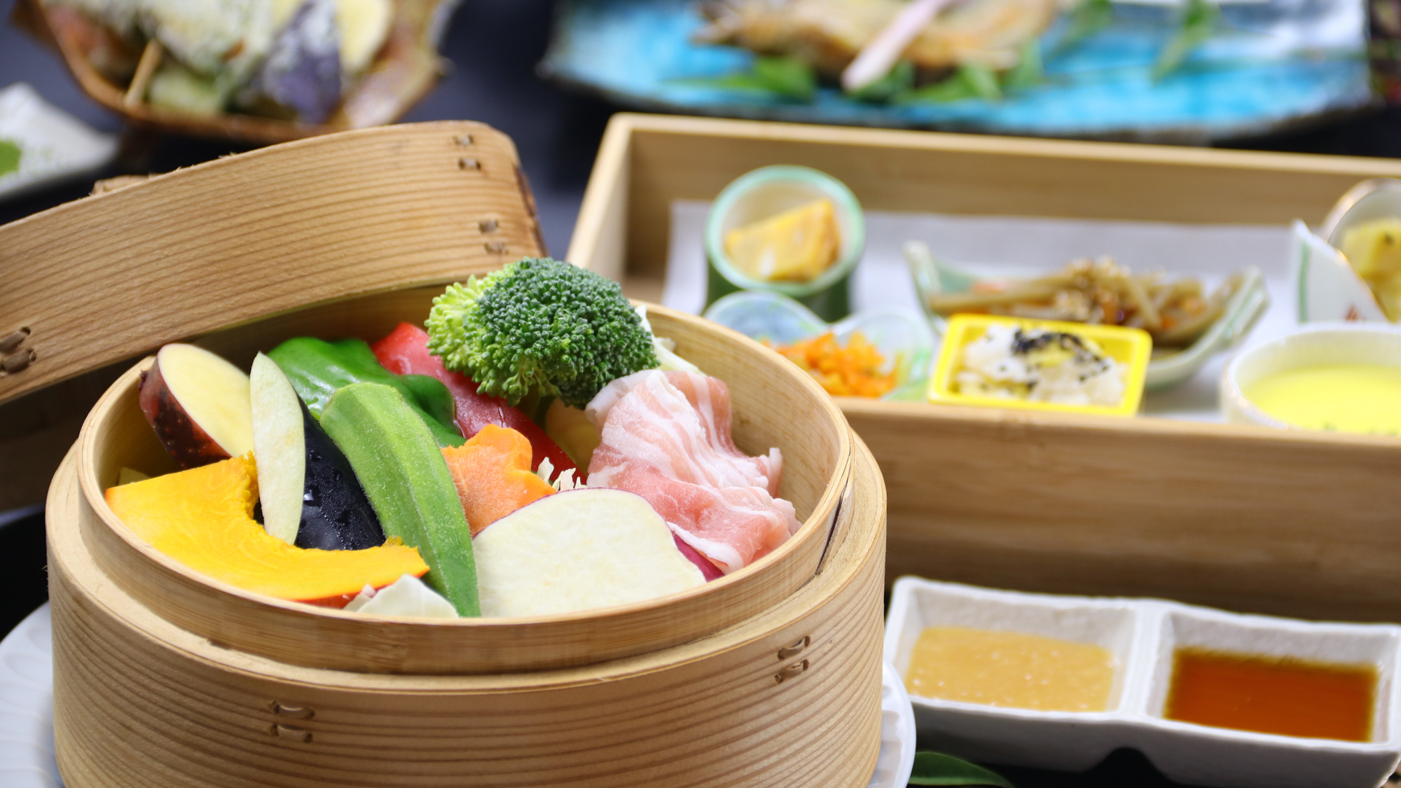 【せいろ蒸し御膳】 