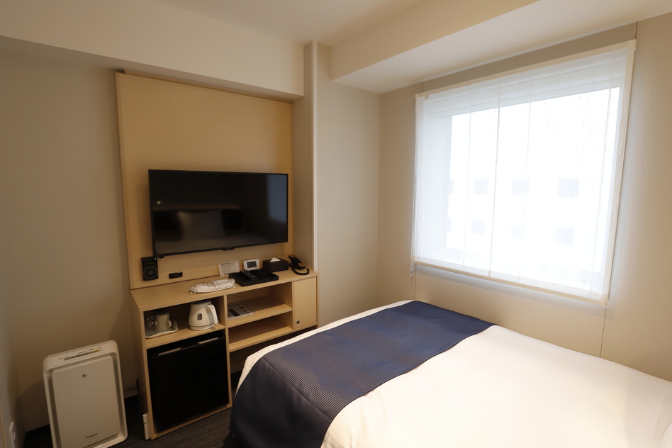 【禁煙】セミダブルType-A / 14㎡・ベッド幅140cm・シャワーブースのみ