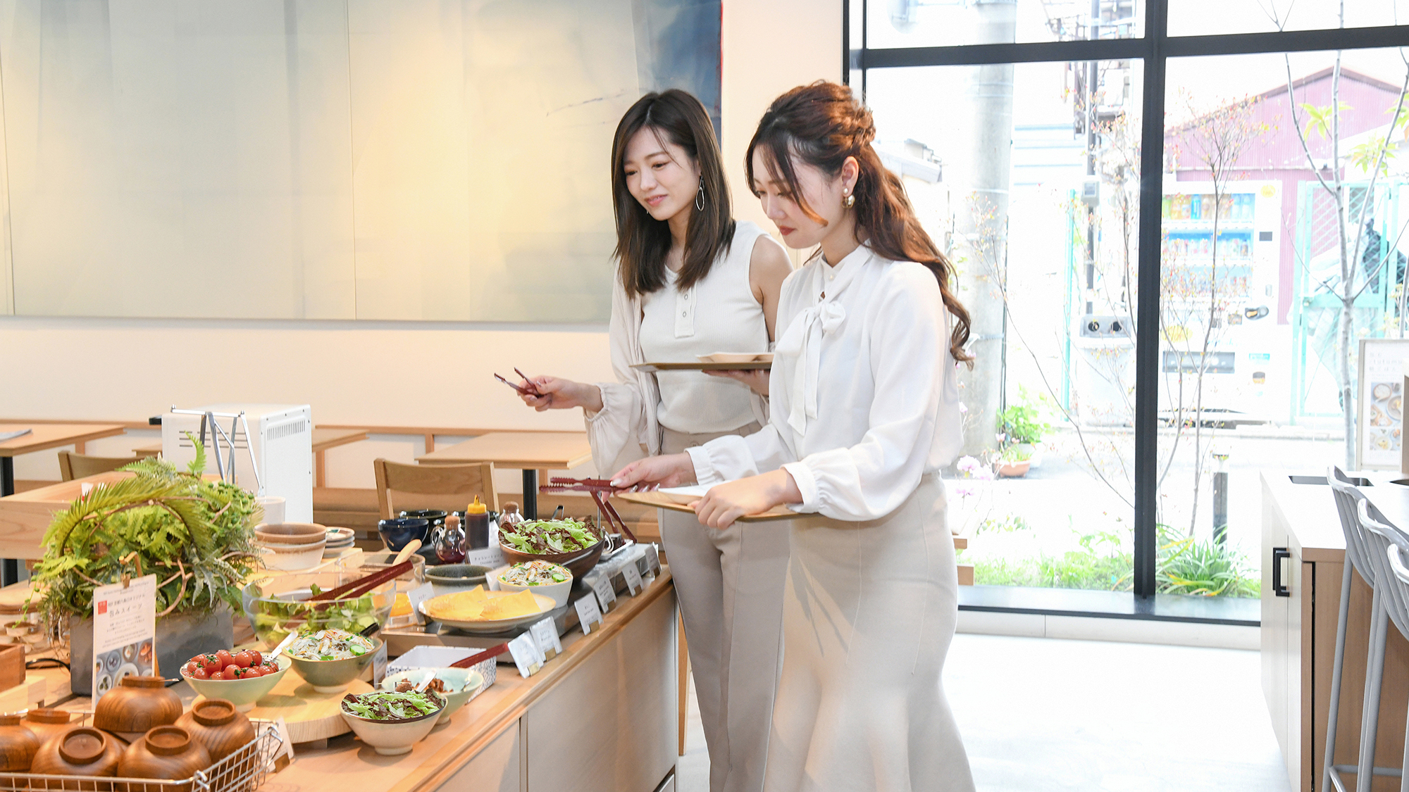 楽しい朝食♪