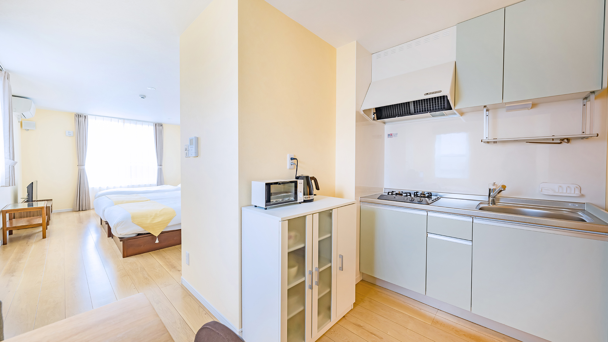 ツインルームエキストラベッド付き(４０平米)