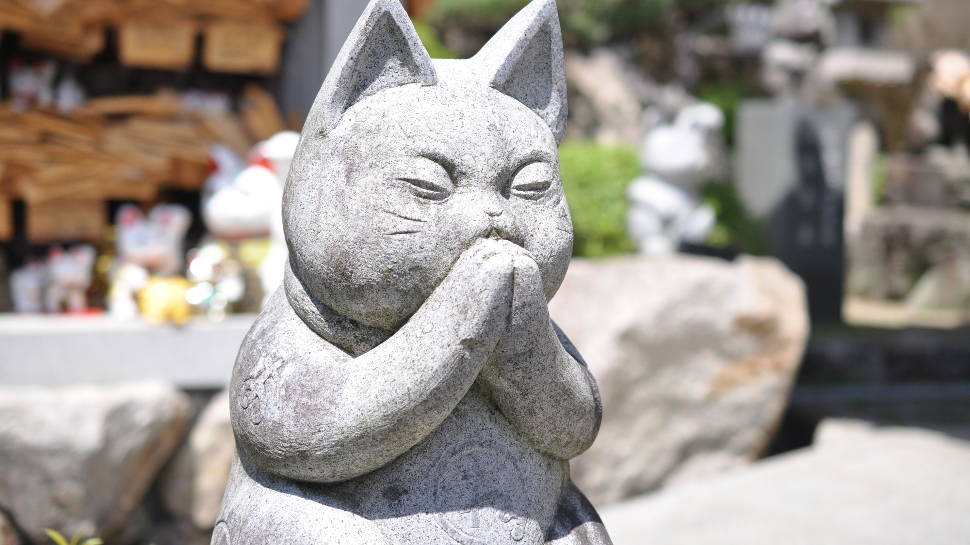 【当館から車で約21分】勝負事の神様として信仰を集める、猫を祀った珍しい神社「お松大権現」