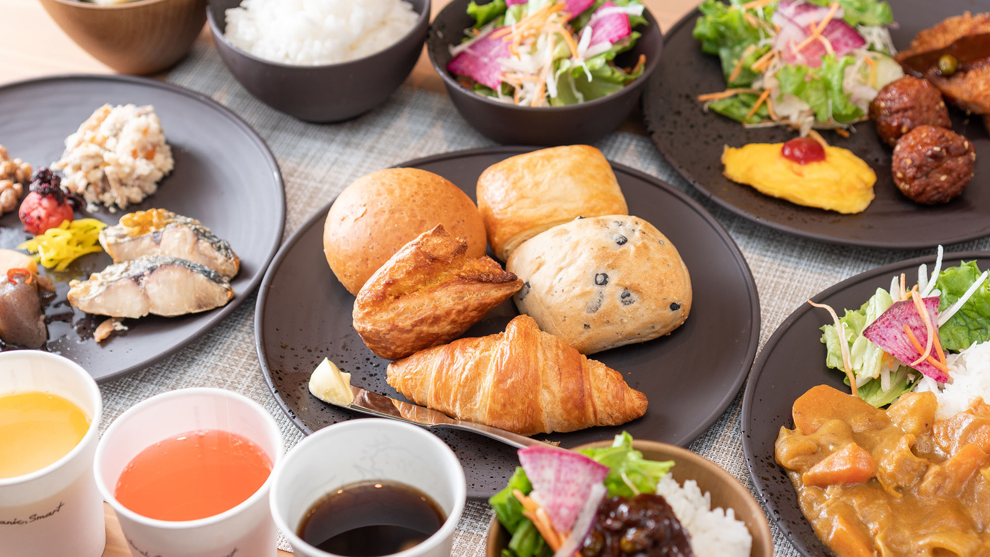 オンラインカード決済限定プラン☆天然温泉＆焼きたてパン朝食ビュッフェ付