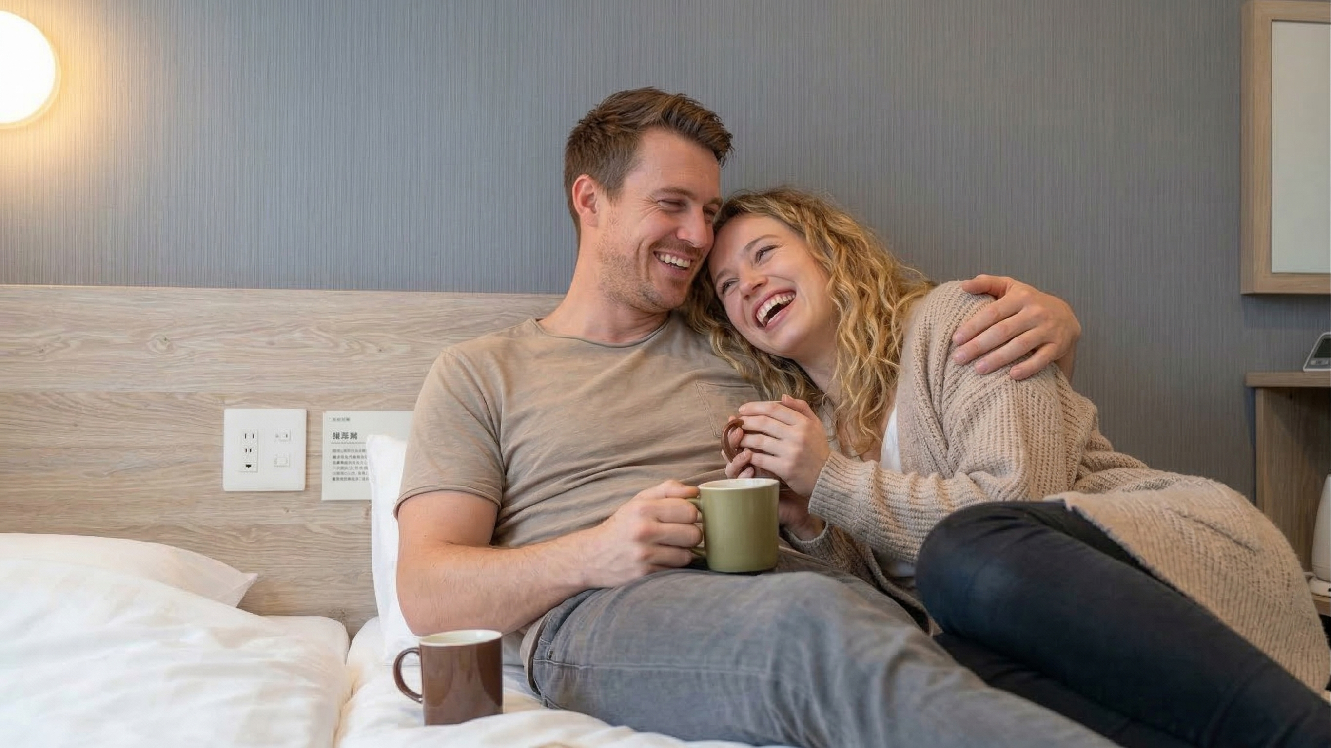 【コンパクトツインルーム】楽しい旅の思い出を振り返ろう♪ 　※使用感イメージ