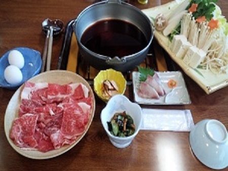 リフト乗場すぐそこ！あったかお鍋！但馬牛すき焼きプラン