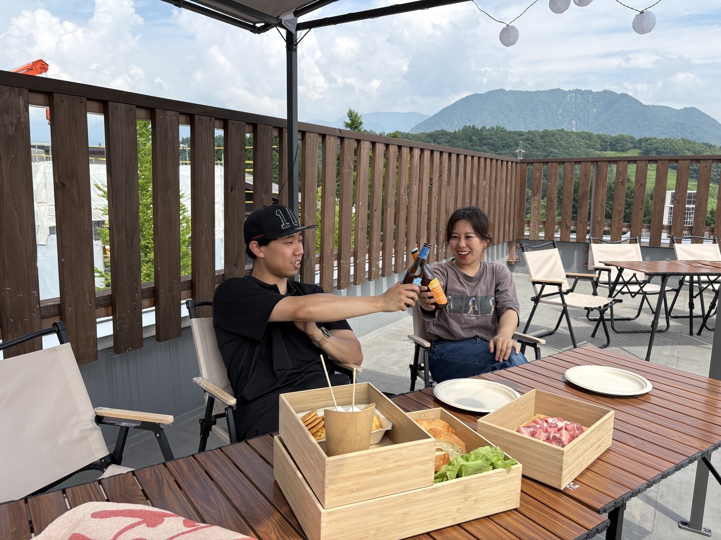 【車で10分の絶景体験】屋上BBQ×朝食付きプラン