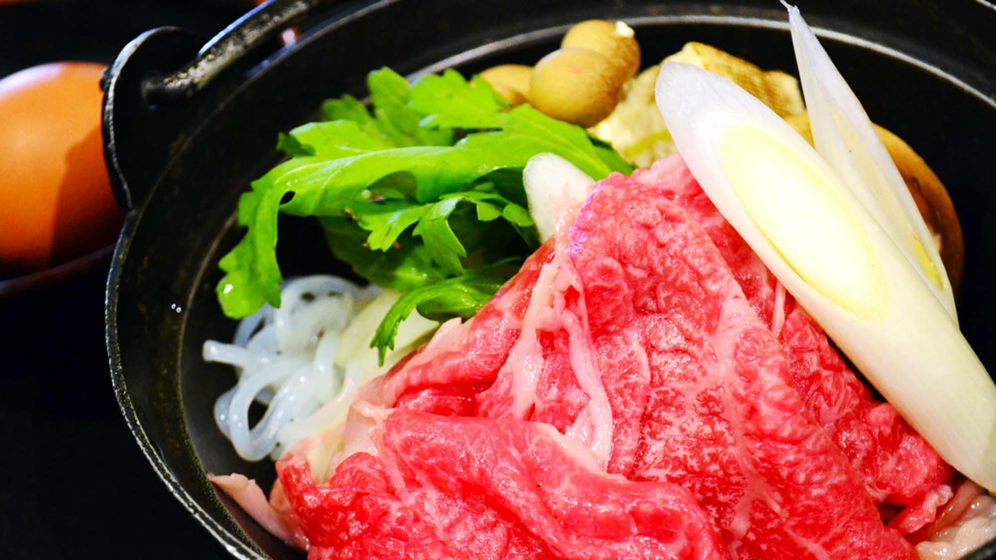 【高千穂牛/絶品すき焼き】岩戸の郷土料理とおススメ煮しめも味わえる♪