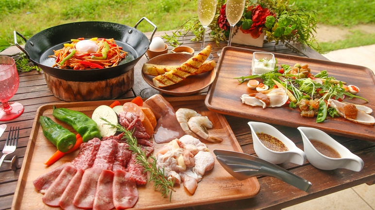 【カップル】☆朝夕2食付☆スイートグランピングカフェ☆特製タルトタタンと、ハンドドリップコーヒー☆