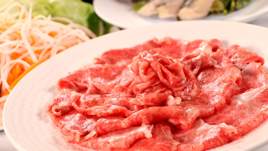 ＜奥籠の離れ＞2食付セルフ◆ 黒毛和牛サーロインしゃぶしゃぶ[SY2食付]