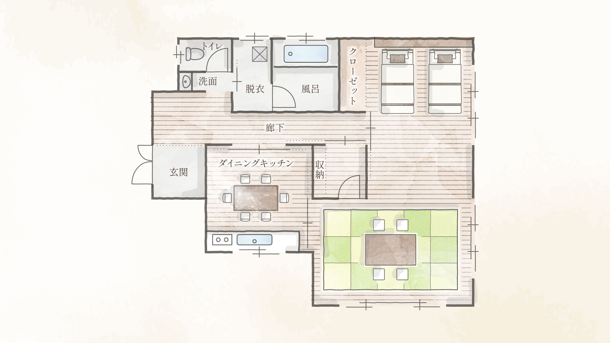 離れ　館内図