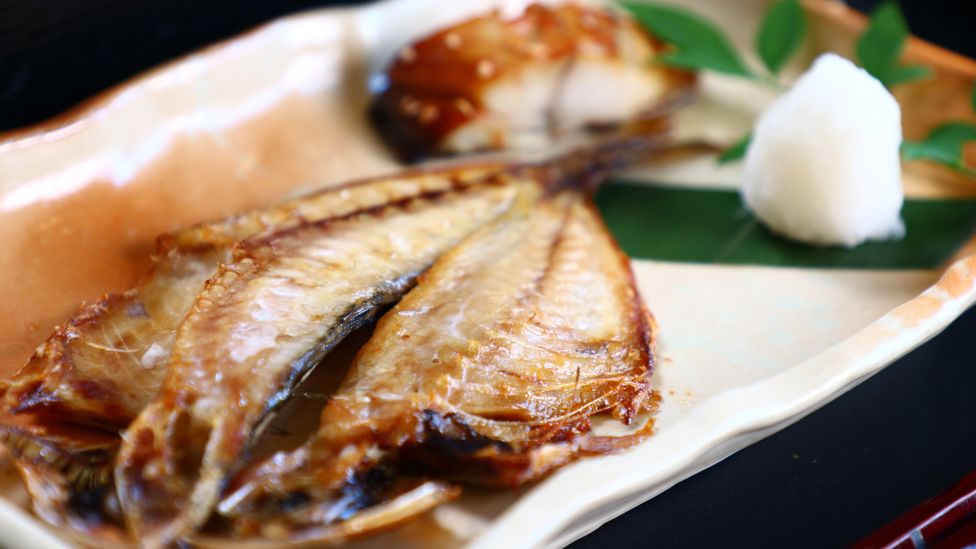 食事_朝食_美味しい干物も伊豆の魅力*