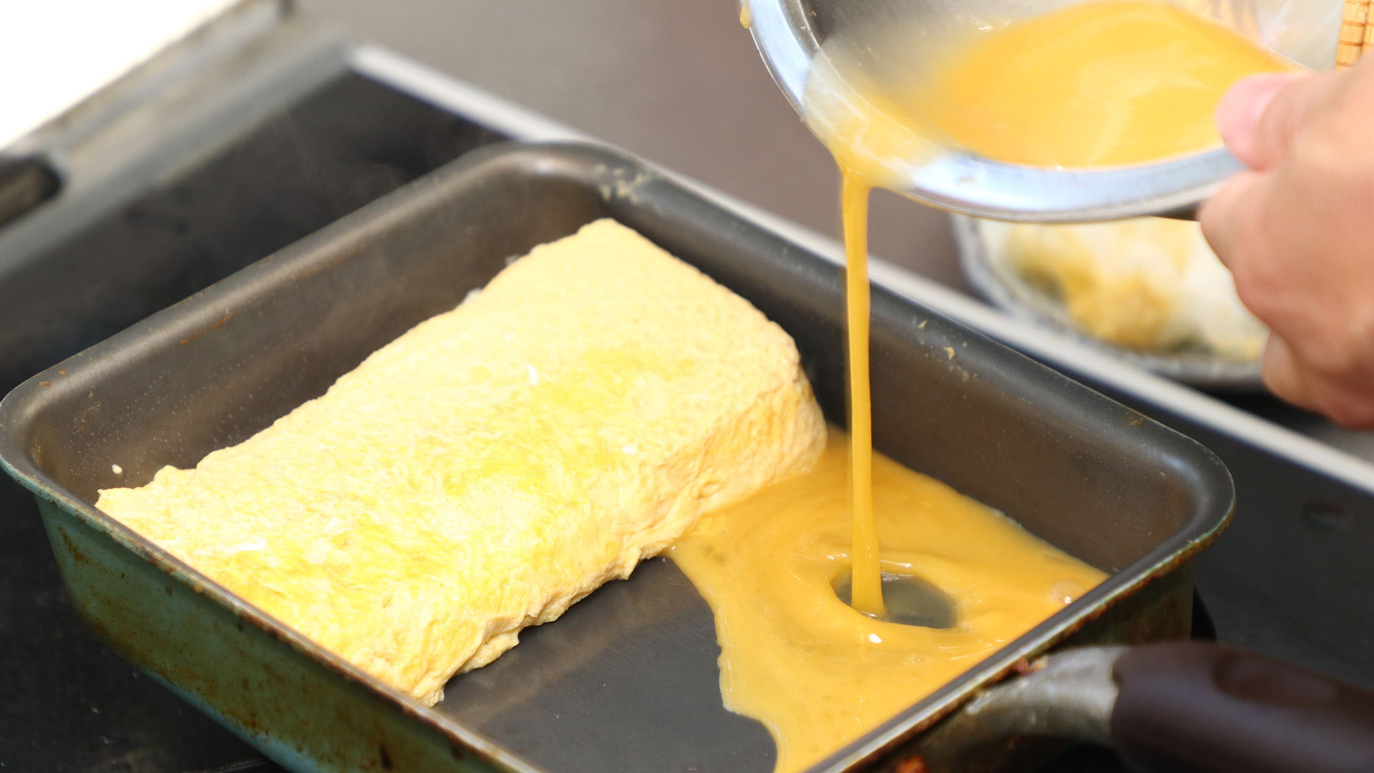 食事_朝食にお出しするふんわりだし巻きたまご*