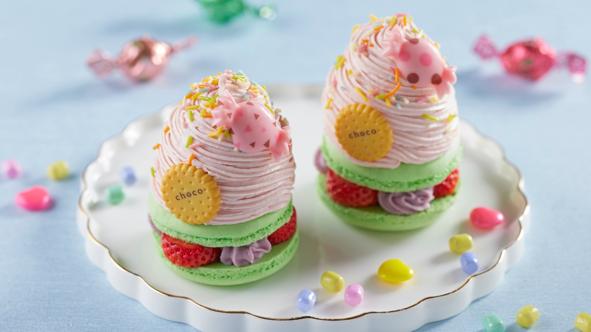 【Sweet Strawberry】ホテルパティシエ特製いちごスウィーツ付！(朝食付)※入園保証なし
