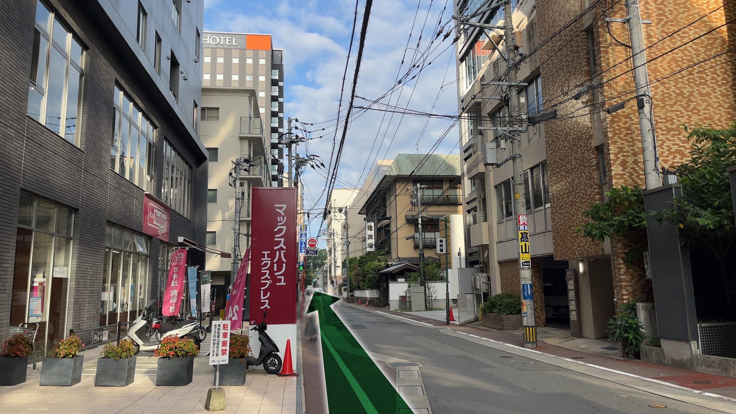 西鉄福岡天神駅からの経路⑪