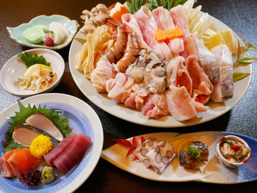 冬季限定【あったか寄せ鍋】お鍋と温泉でほっこりぬくぬくプラン