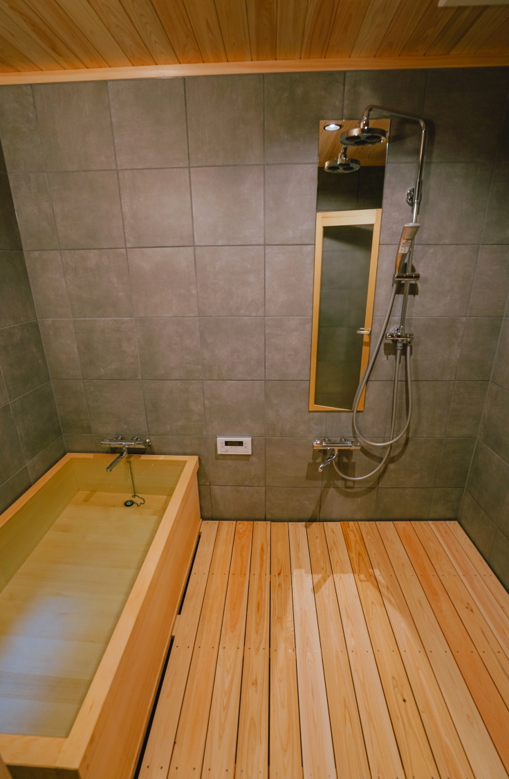【全室共通】高級木造風呂