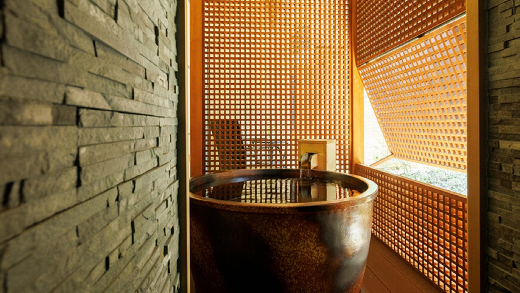 【別邸木もれび】露天風呂※禁煙室