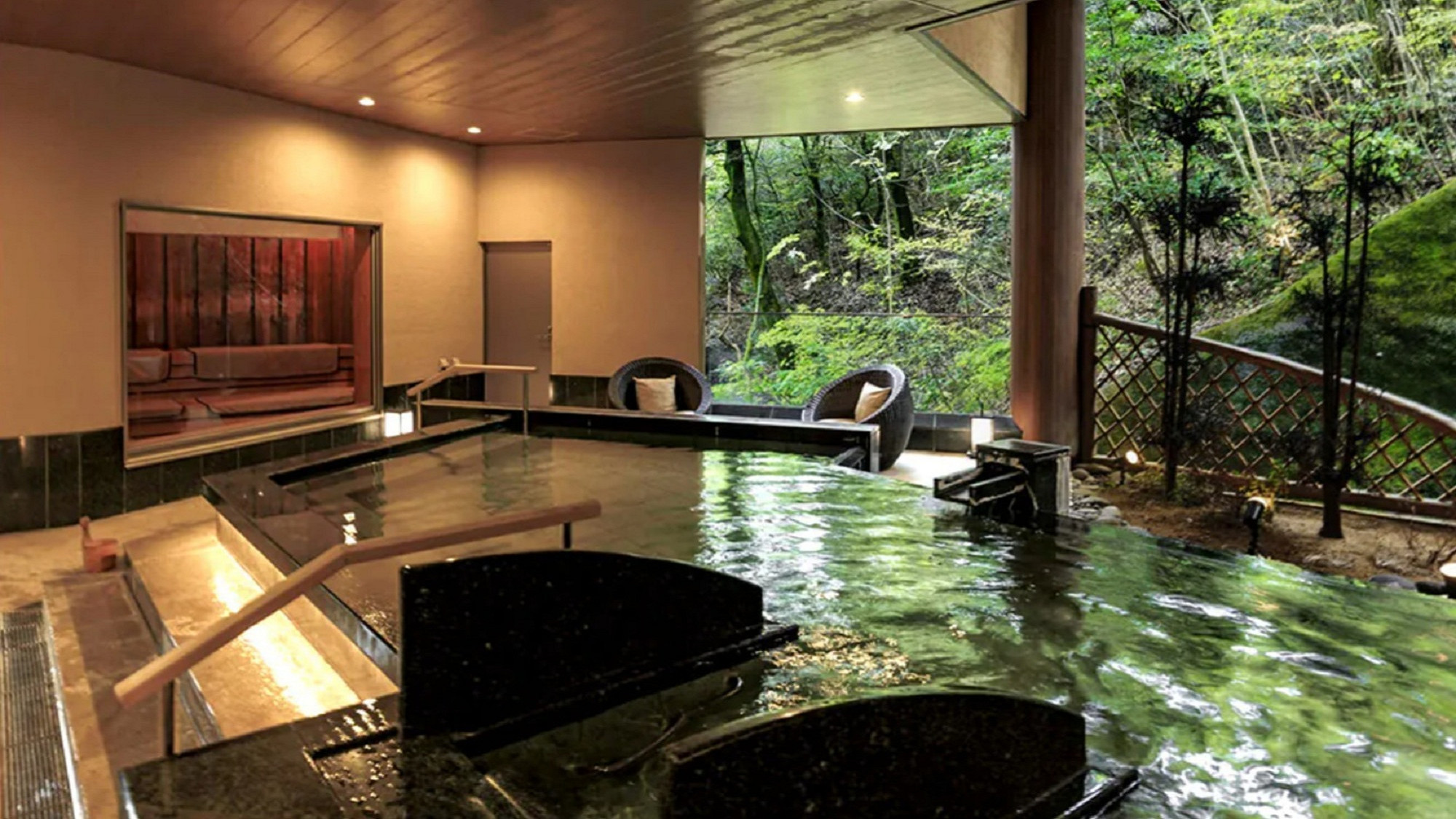 【樹林の湯】～浴場・露天風呂・サウナ～