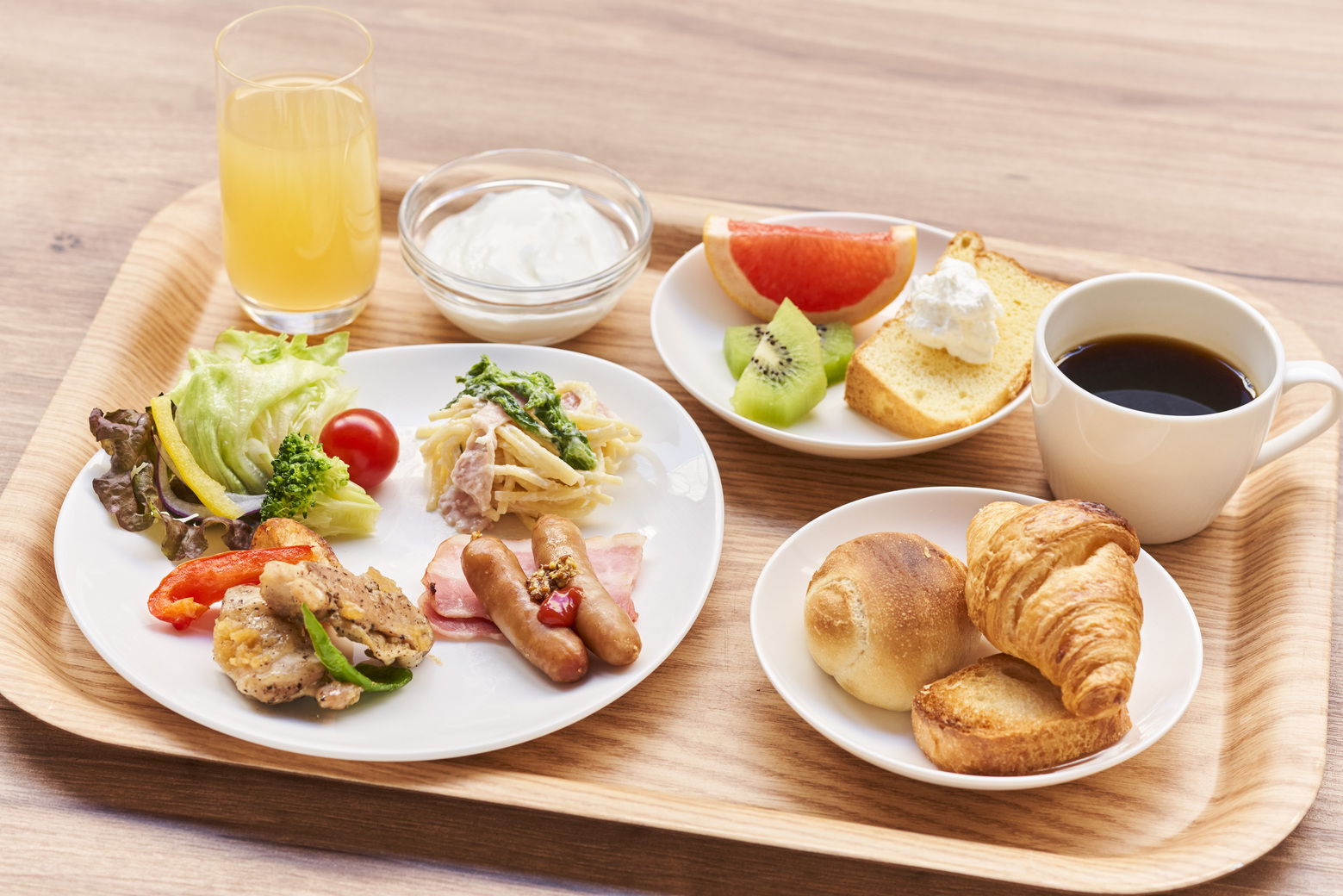 【朝食バイキング付】カップルにおすすめ！【プチダブルプラン】★サウナ付き大浴場完備★