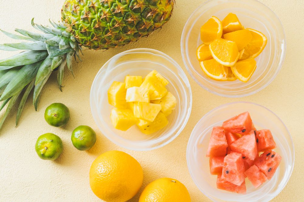 【朝食ビュッフェ】口当たりのさっぱりした栄養素たっぷりの南国のフルーツ
