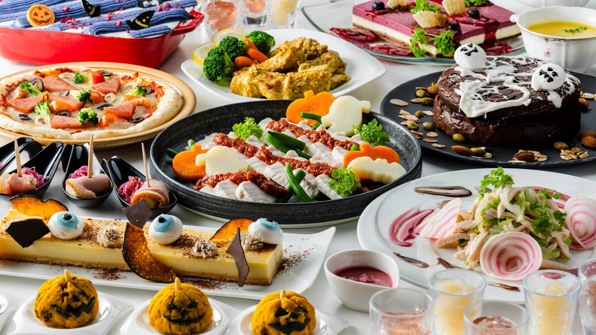 【夕食17：30〜／期間限定】ハロウィンディナーブッフェを楽しむ♪ 1泊2食付（夕朝食付）