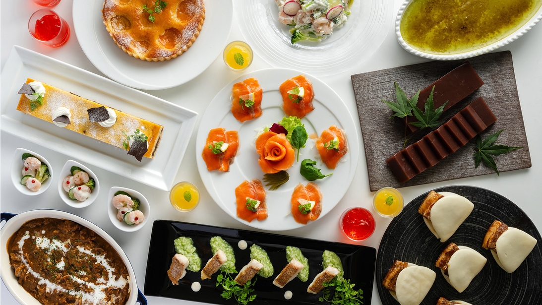 【ご夕食：17時30分〜】年末年始限定！家族で楽しむ！ディナーブッフェ付プラン♪（夕・朝食付）　