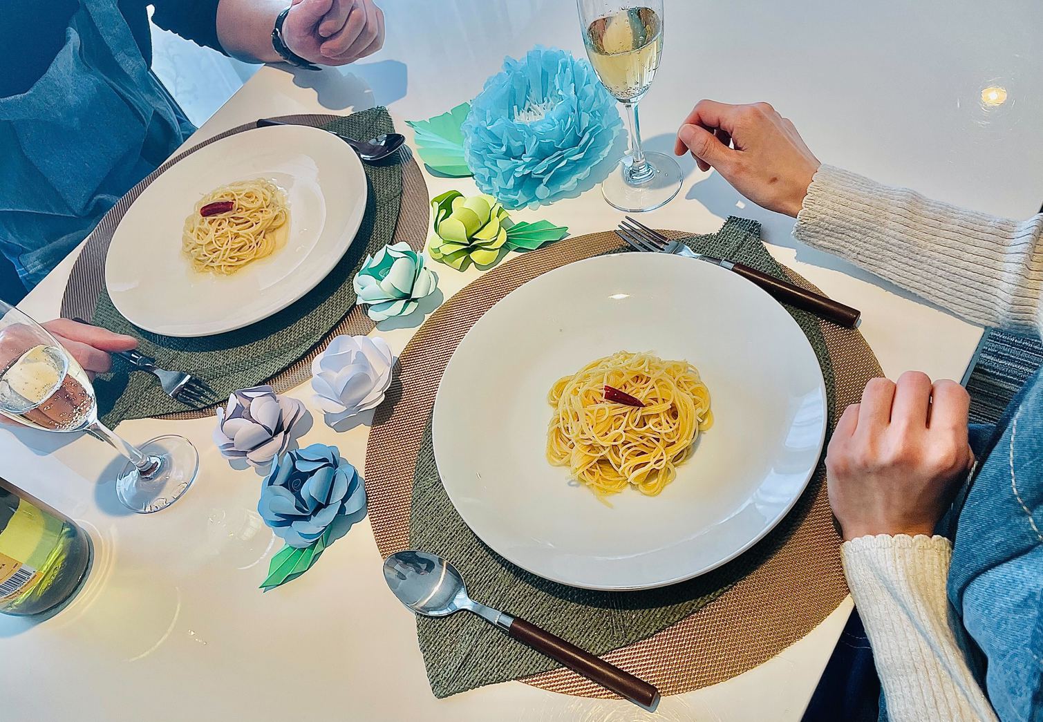 【カップル限定】広いオープンキッチンでお料理デート＊華やかな食卓で２人だけの時間を〜＜４大特典付＞