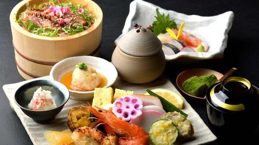 【三が日限定】旅館で迎える新年の朝・お正月だけの特別なお食事を＜和御膳＞◇朝食付き