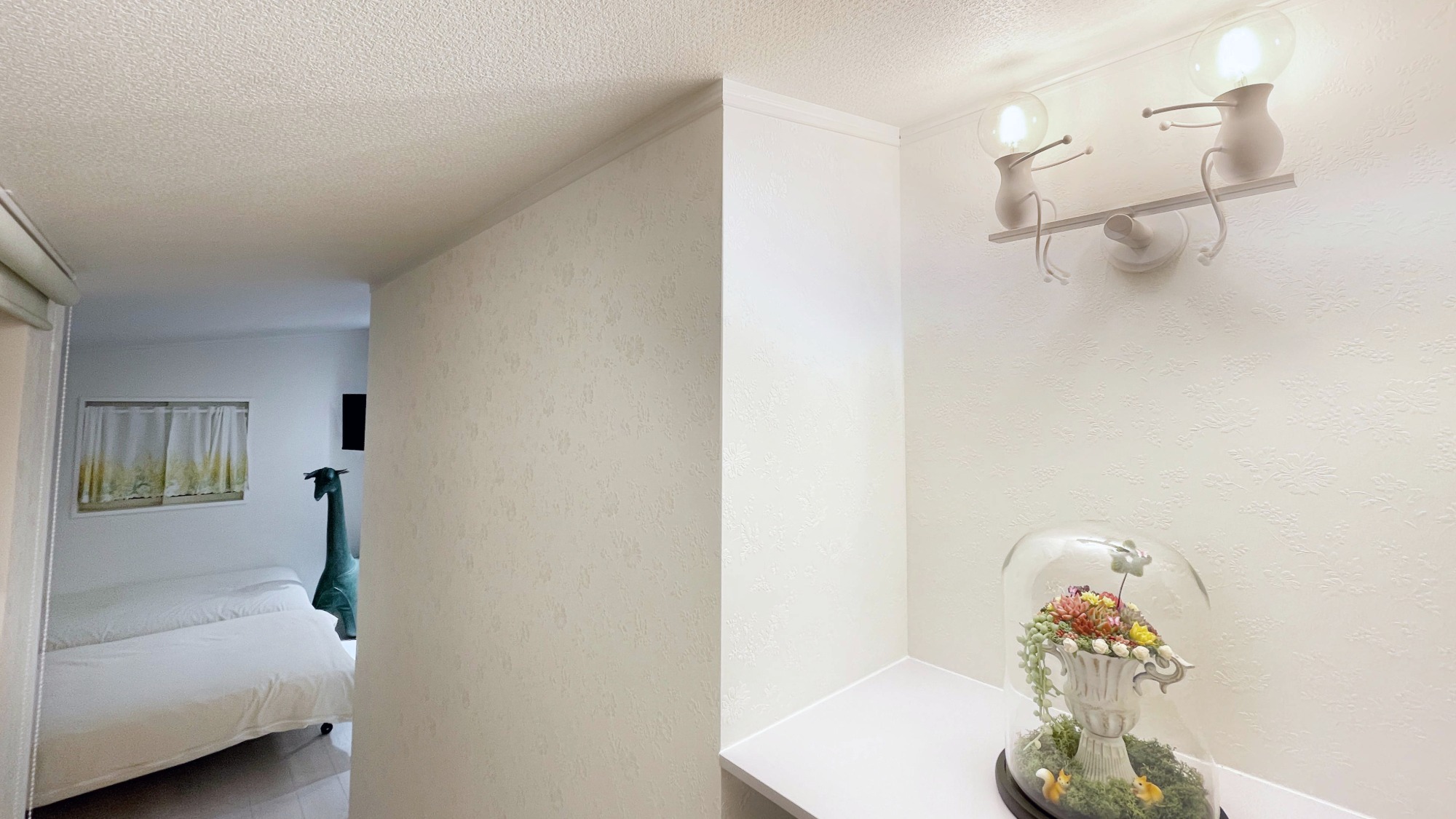 玄関前ハンドメイドオブジェ