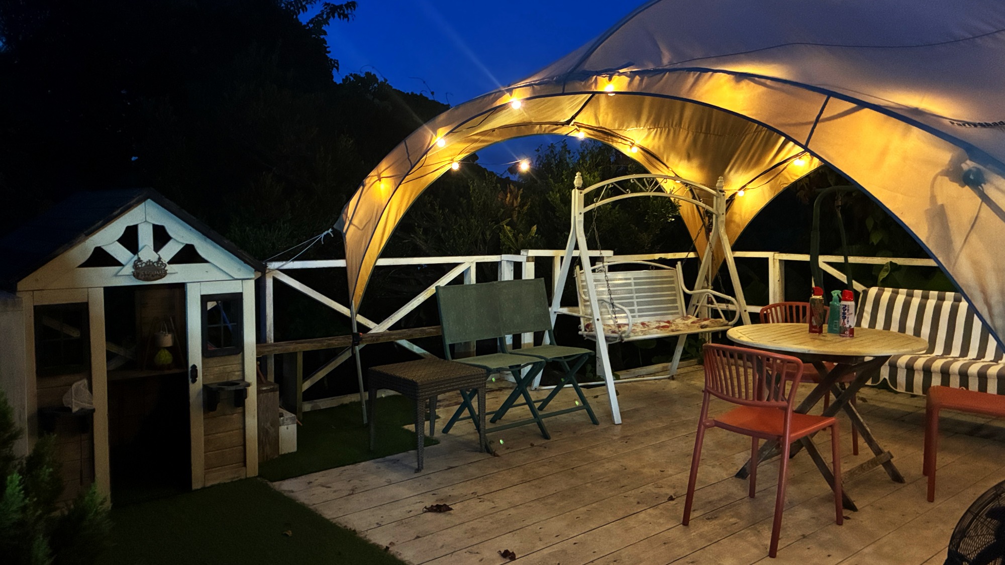 夜のキッズコーナー