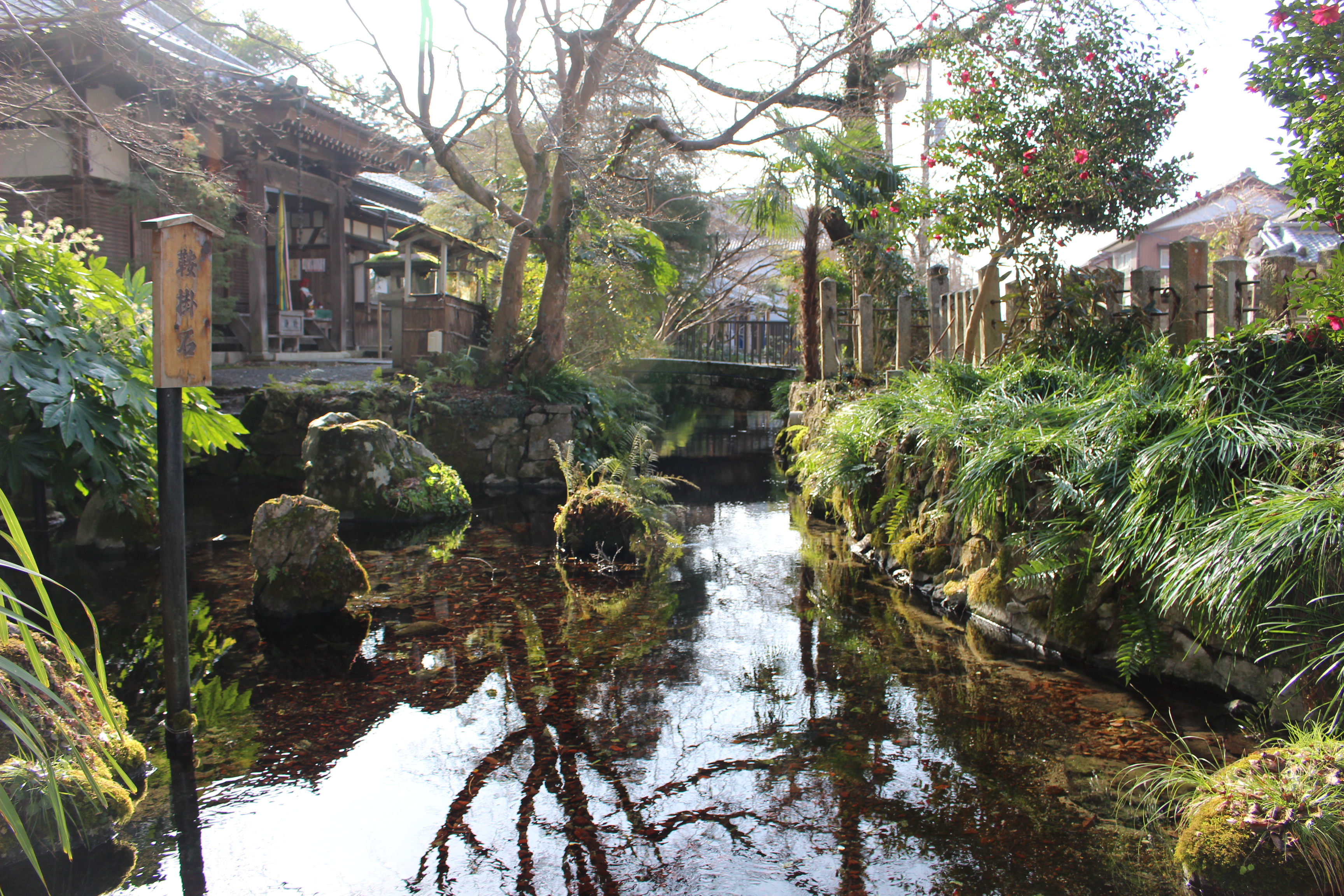 水源は当館東に100m