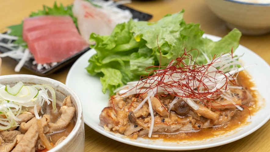 豚ロースのニンニク味噌ソース