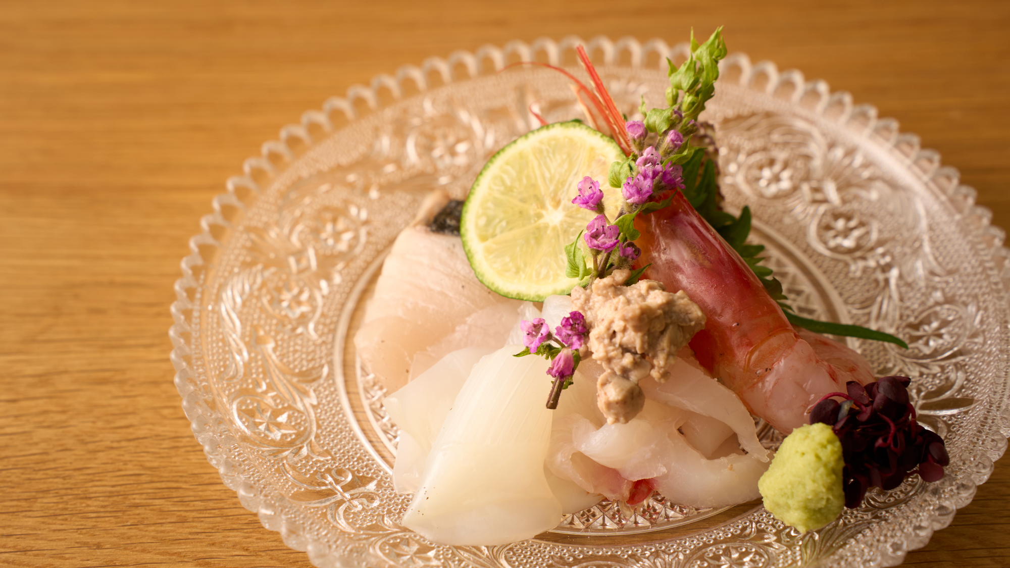 こかりあん夕食創作御膳　本日の日本海のお造り（2026年4月17日から）