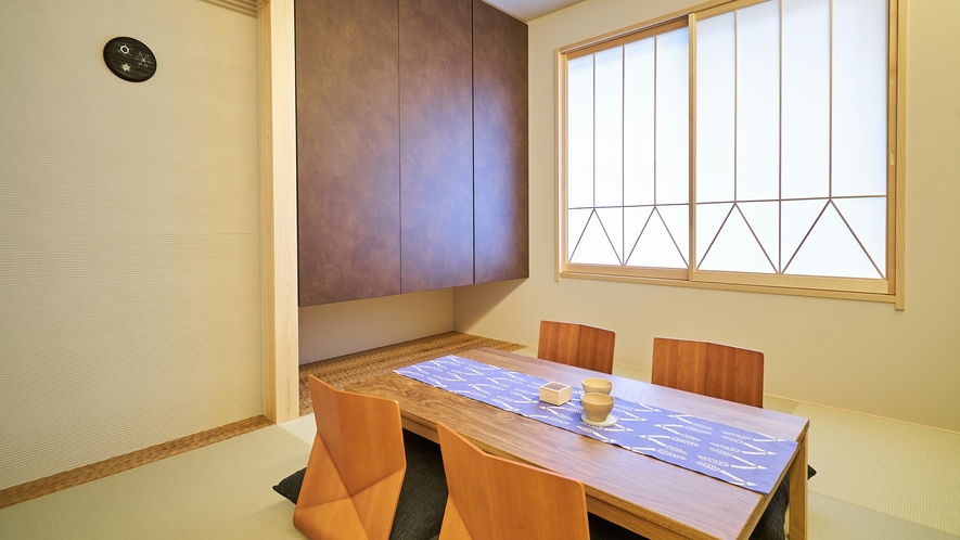 【02号室　Kiri-kougei】畳スペース◆お布団２組のご用意もできます。