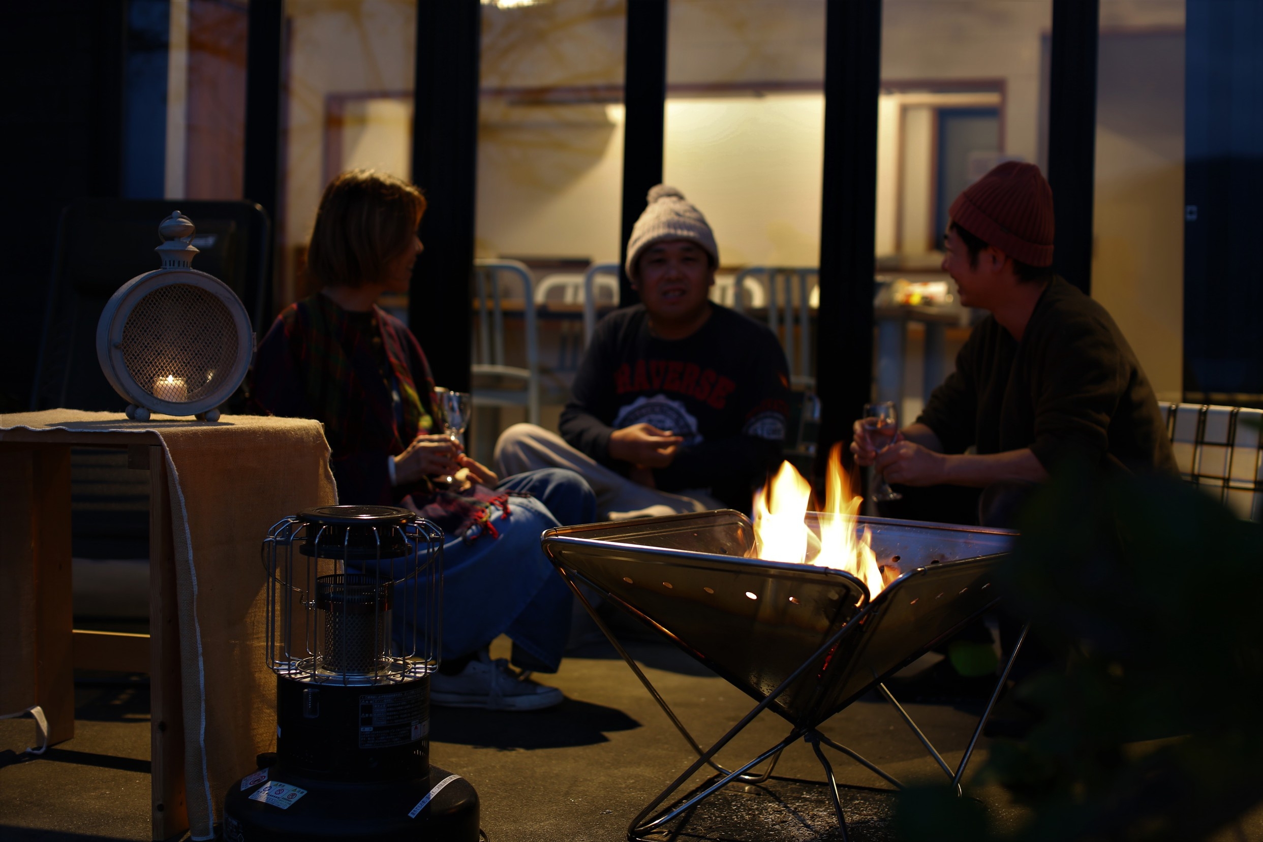 【卒業旅行応援】焚火台セット・BBQ器材・自転車付素泊まりプラン