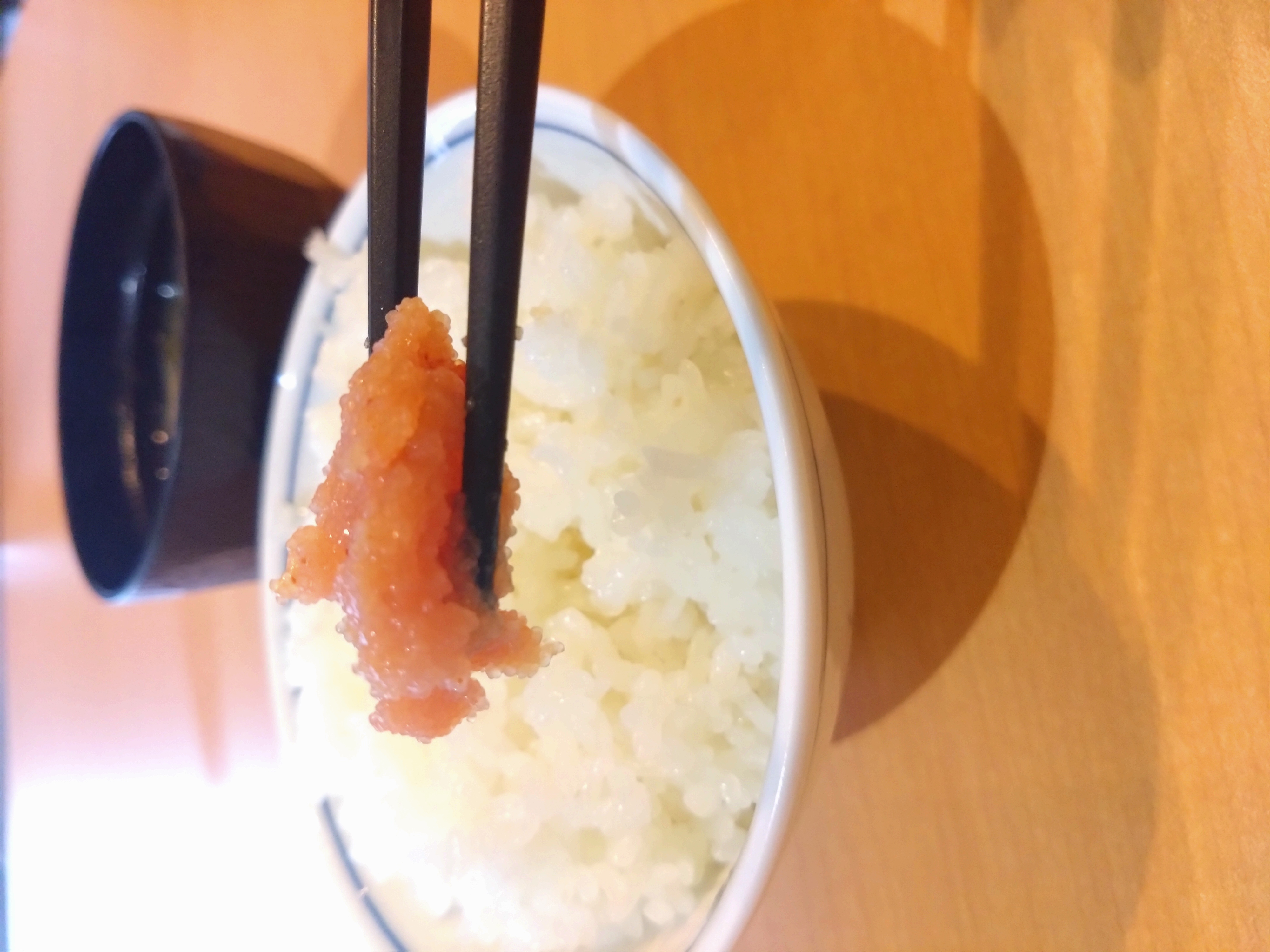 朝食～福岡のご当地メニューは明太子♪