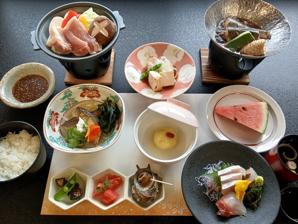 【清嵐荘スタンダート】奥出雲ポークを堪能「稲田会席」〜地元の食材を愉しむ和みプラン〜