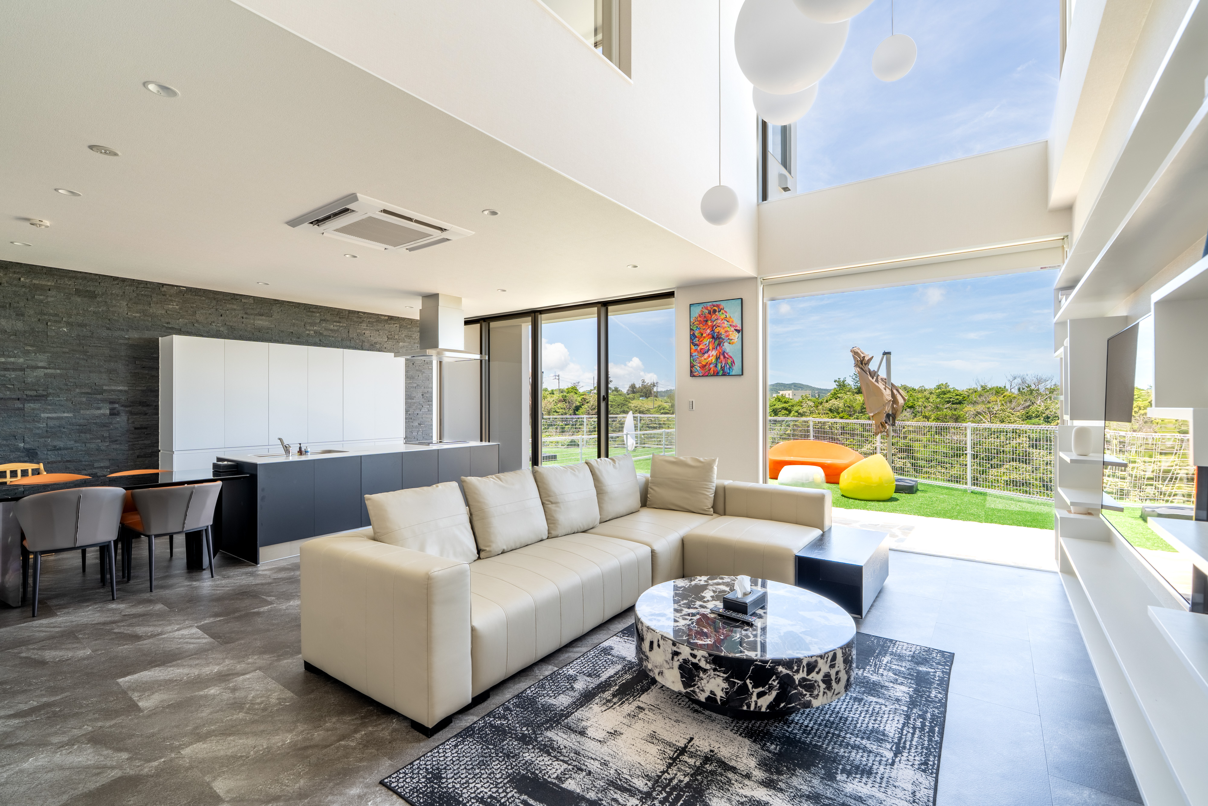 【Villa C】1F Living